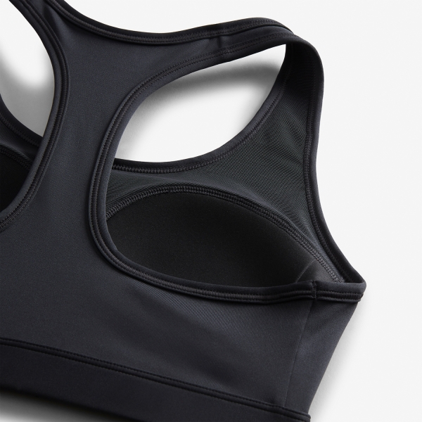 Nike Swoosh Dri-FIT Sports Bra - Black/White