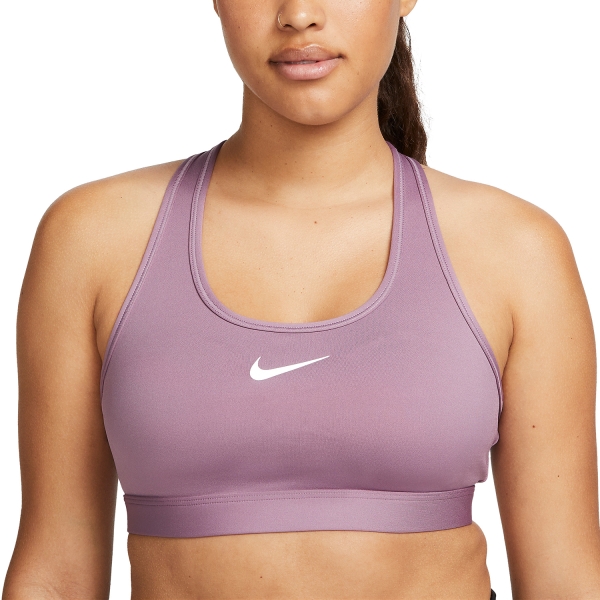 Reggiseno Sportivo Donna Nike Swoosh DriFIT Reggiseno Sportivo  Violet Dust/White DX6821536