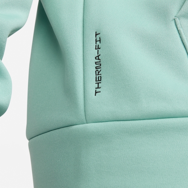 Nike Therma-FIT Swoosh Sudadera - Mineral/Light Silver/Black