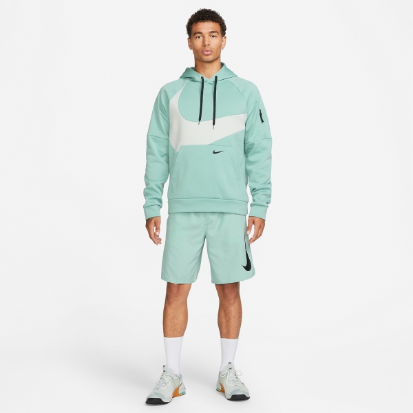 Nike Therma-FIT Swoosh Sudadera - Mineral/Light Silver/Black