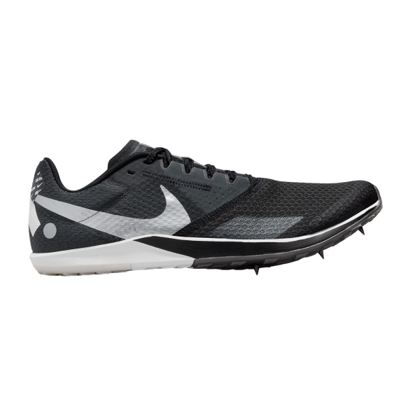 Men's Racing Shoes Nike Zoom Rival XC 6  Black/Metallic Silver/Dark Smoke Grey DX7999001