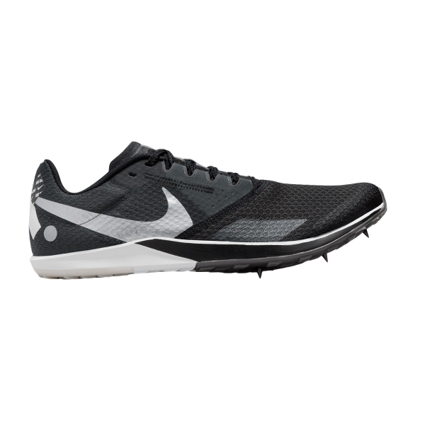 Scarpe Racing Uomo Nike Zoom Rival XC 6  Black/Metallic Silver/Dark Smoke Grey DX7999001