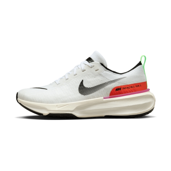 Nike ZoomX Invincible Run Flyknit 3 - White/Black/Lime Blast/Blue Lighting