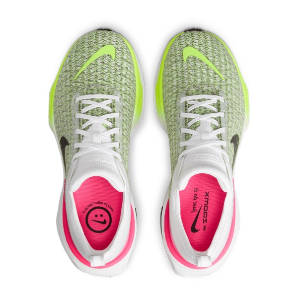 Nike ZoomX Invincible Run Flyknit 3 - White/Black/Volt/Hyper Pink