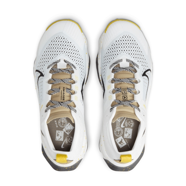 Nike ZoomX Zegama Trail - White/Black/Vivid Sulfur/Anthracite