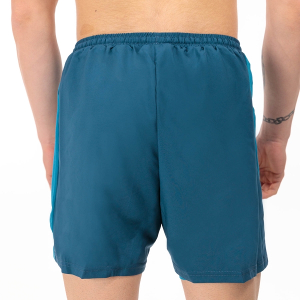 Odlo Essential 2 in 1 5in Pantaloncini - Blue Wing Teal/Saxony Blue
