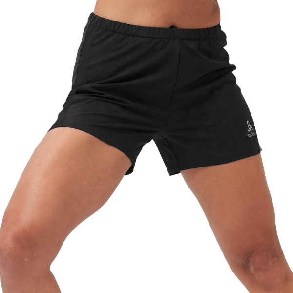 Women's Running Shorts Odlo Essential 4in Shorts  Black 32305115000