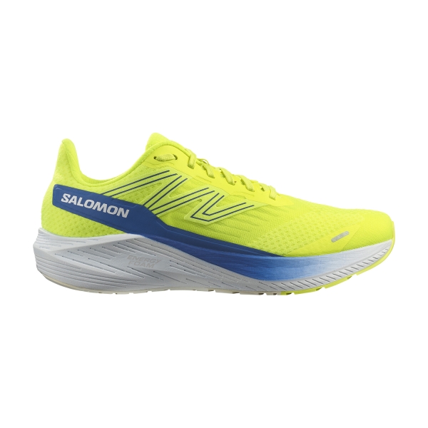Men's Neutral Running Shoes Salomon Aero Blaze  Safety Yellow/Surf The Web/White L47382000