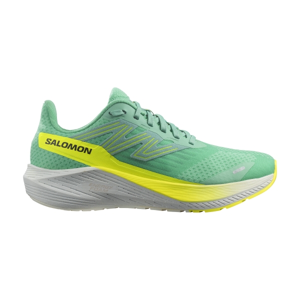 Women's Neutral Running Shoes Salomon Aero Blaze  Cockatoo/Safety Yellow/White L47276300