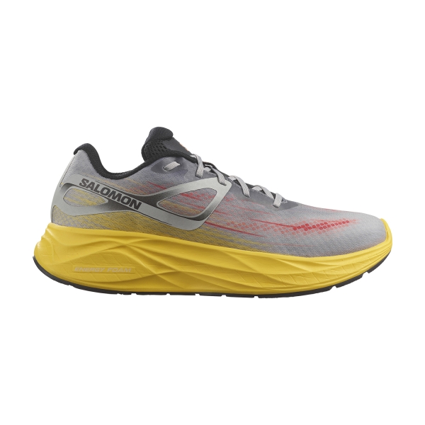 Men's Neutral Running Shoes Salomon Salomon Aero Glide  Ghost Gray/Lemon/Black  Ghost Gray/Lemon/Black 
