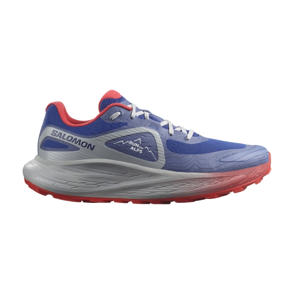 Men's Trail Running Shoes Salomon Salomon Glide Max TR Run The Alps  Surf The Web/Quarry/High Risk Red  Surf The Web/Quarry/High Risk Red 