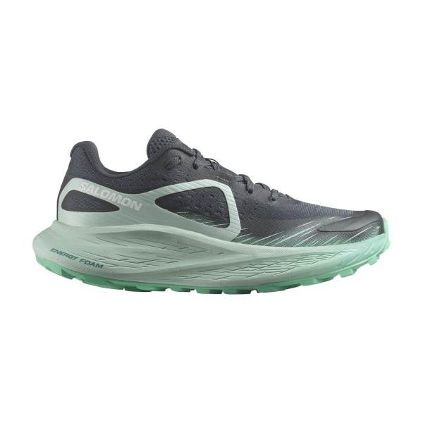 Women's Trail Running Shoes Salomon Glide Max TR  Ebony/Blue Haze/Cockatoo L47317500