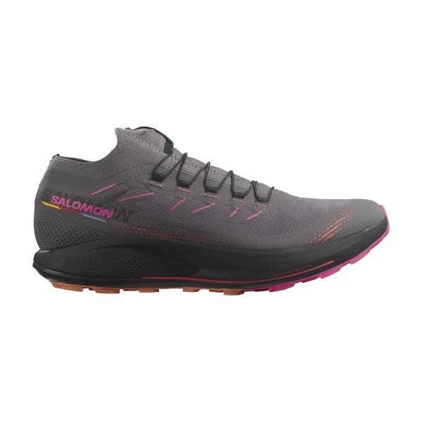 Zapatillas Trail Running Hombre Salomon Pulsar Trail Pro 2  Plum Kitten/Black/Pink Glo L47385100