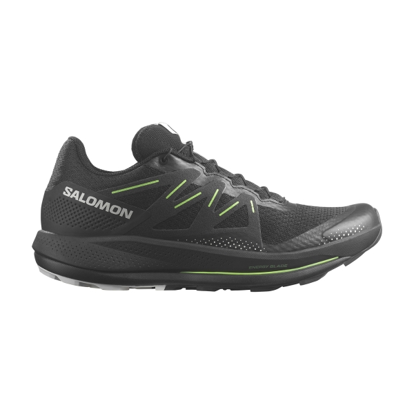 Men's Trail Running Shoes Salomon Pulsar Trail  Black/Green Gecko L47385200