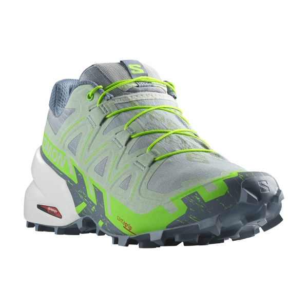 Salomon Speedcross 6 - Quarry/Green Gecko/Flint Stone