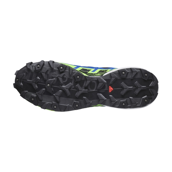 Salomon Spikecross 6 GTX - Black/Surf The Web/Green Gecko