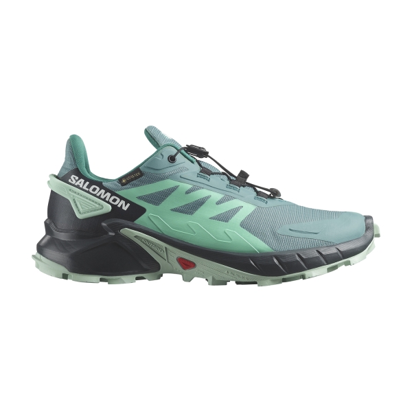 Zapatillas Trail Running Mujer Salomon Supercross 4 GTX  Dusty Turquoise/India Ink/Blue Haze L47316900