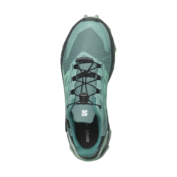 Salomon SUPERCROSS 4 GTX - Zapatillas de trail running - dusty  turquoise/india ink/blue haze/turquesa 