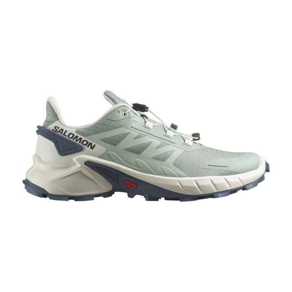 Women's Trail Running Shoes Salomon Supercross 4  Lily Pad/Vanilla Ice/Bering Sea L47316400