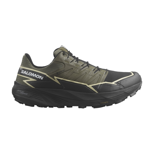 Men's Trail Running Shoes Salomon Thundercross GTX  Olive Night/Black/Alfalfa L47383400