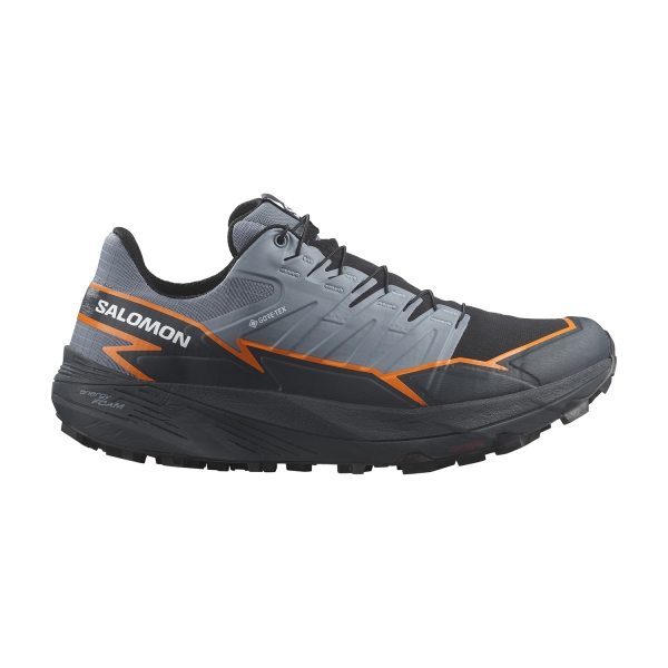 Zapatillas Trail Running Hombre Salomon Thundercross GTX  Flint Stone/Carbon/Orange Pepper L47383100