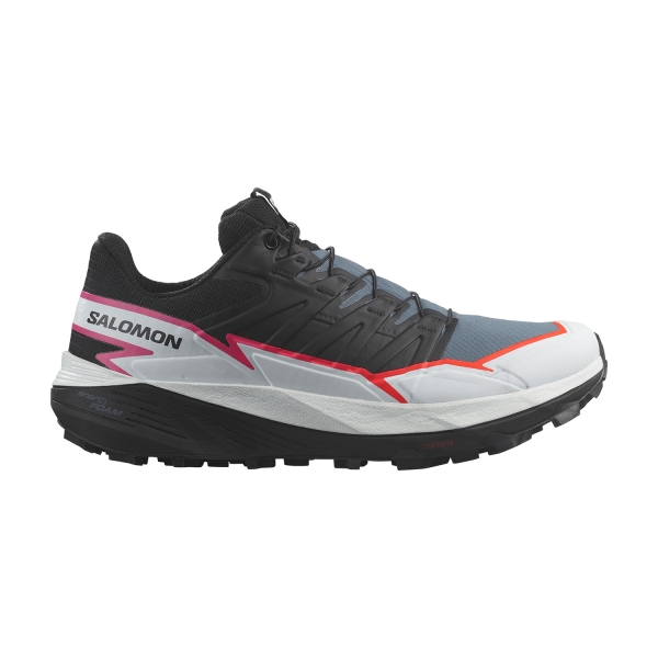 Women's Trail Running Shoes Salomon Thundercross  Black/Bering Sea/Pink Glo L47382300