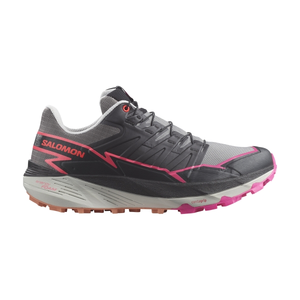 Women's Trail Running Shoes Salomon Salomon Thundercross  Plum Kitten/Black/Pink Glo  Plum Kitten/Black/Pink Glo 