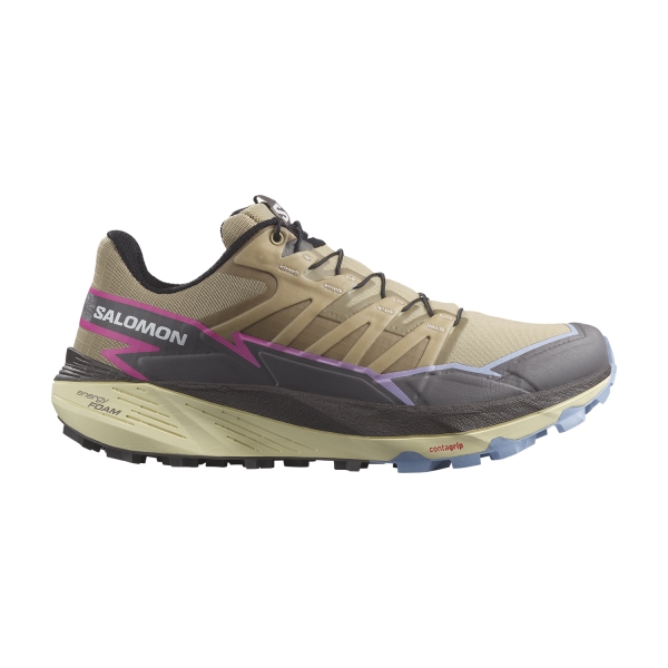 Women's Trail Running Shoes Salomon Thundercross  Slate Green/Plum Kitten/Blue Hero L47383700