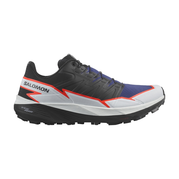 Men's Trail Running Shoes Salomon Thundercross  Surf The Web/Black/Fiery Coral L47296100