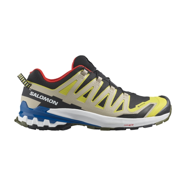 Men's Outdoor Shoes Salomon XA Pro 3D V9 GTX  Black/Buttercup/Lapis Blue L47119000