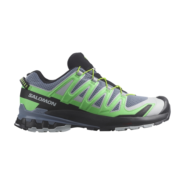 Men's Outdoor Shoes Salomon XA Pro 3D V9  Flint Stone/Green Gecko/Black L47271900