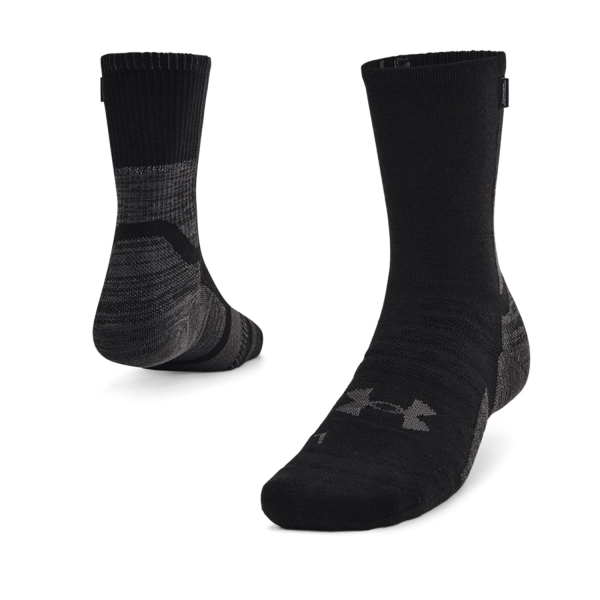 Running Socks Under Armour Armourdry Socks  Black/Jet Gray 13657870001