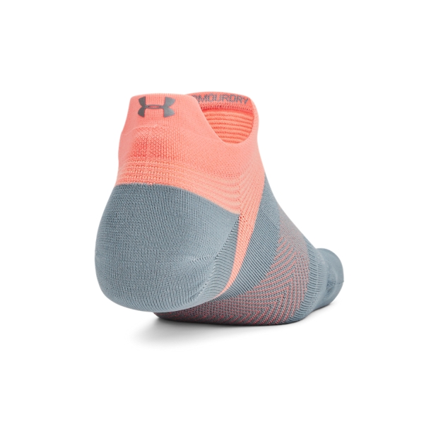 Under Armour ArmourDry Run Lite x 2 Socks - Blue Granite/White/Reflective