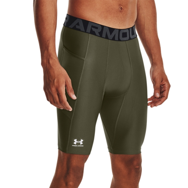 Men's Underwear Tights Under Armour HeatGear Pro Short Tights  Marine Od Green/Black 13616020390
