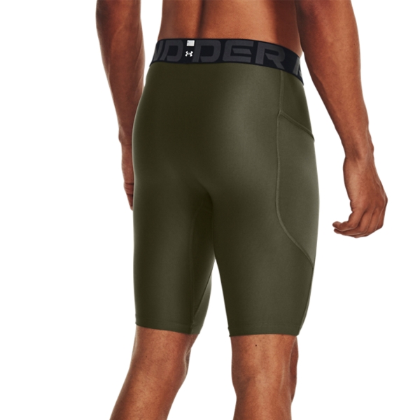 Under Armour HeatGear Pro Short Tights - Marine Od Green/Black