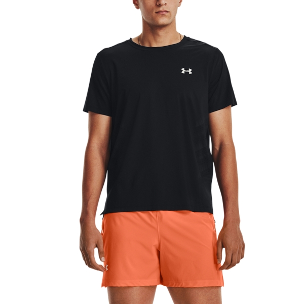 Men's Running T-Shirt Under Armour IsoChill Laser Heat TShirt  Black 13765180001