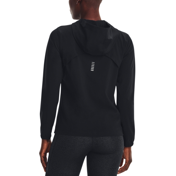 Under Armour Outrun The Storm Chaqueta - Black/Reflective