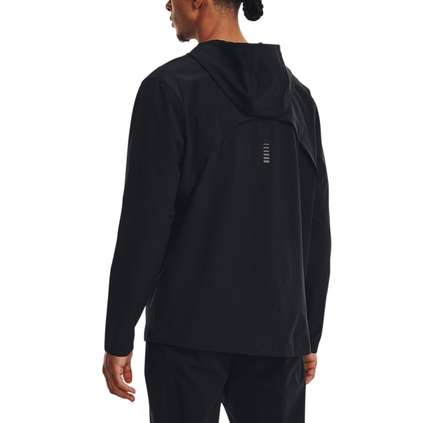 Under Armour Outrun The Storm Jacket - Black/Jet Gray/Reflective