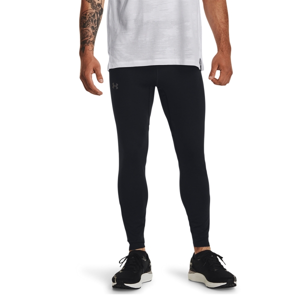 Pantaloni e Tights Running Uomo Under Armour Qualifier Tights  Black/Steel/Reflective 13792960001