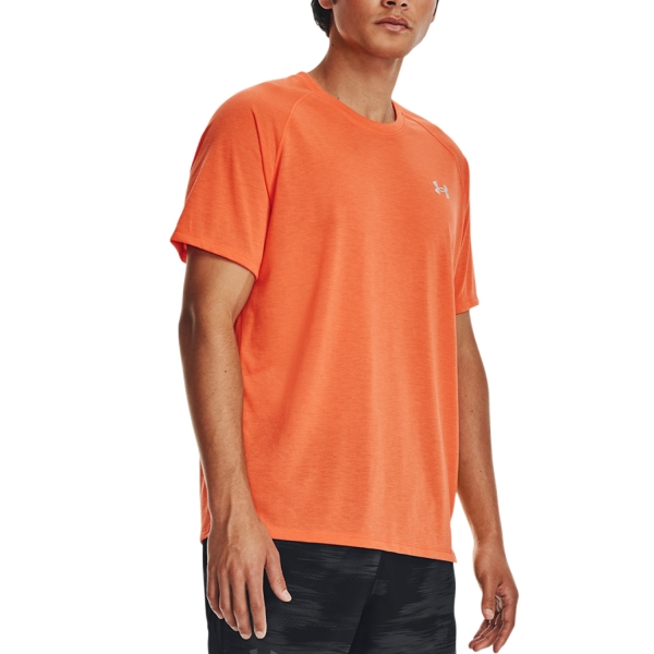Camisetas Running Hombre Under Armour Streaker Camiseta  Dark Tangerine/Reflective 13614690816