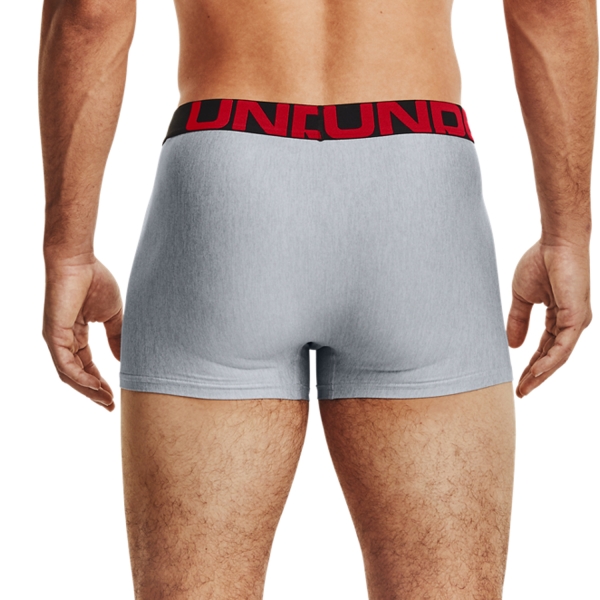 Under Armour Tech 3in x 2 Boxer - Mod Gray