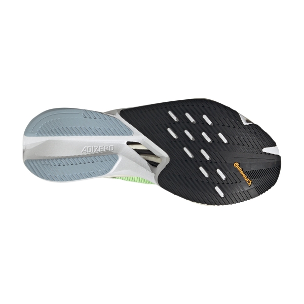 adidas adizero Boston 12 - Cloud White/Core Black/Lucid Lemon