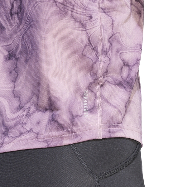 adidas Own The Run Camiseta - Wonder Orchid/Black