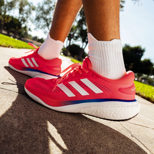 adidas Supernova 2 - Solar Red/Core White/Lucid Blue