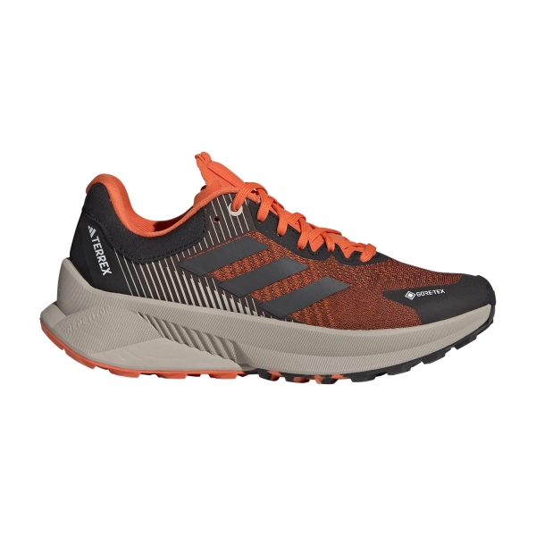 Women's Trail Running Shoes adidas adidas Terrex Soulstride Flow GTX  Core Black/Grey Six/Semi Impact Orange  Core Black/Grey Six/Semi Impact Orange 