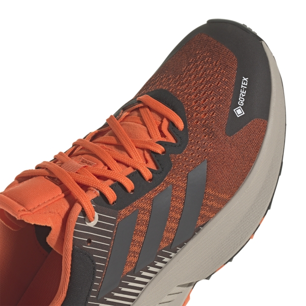 adidas Terrex Soulstride Flow GTX - Core Black/Grey Six/Semi Impact Orange