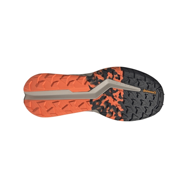 adidas Terrex Soulstride Flow GTX - Core Black/Semi Impact Orange