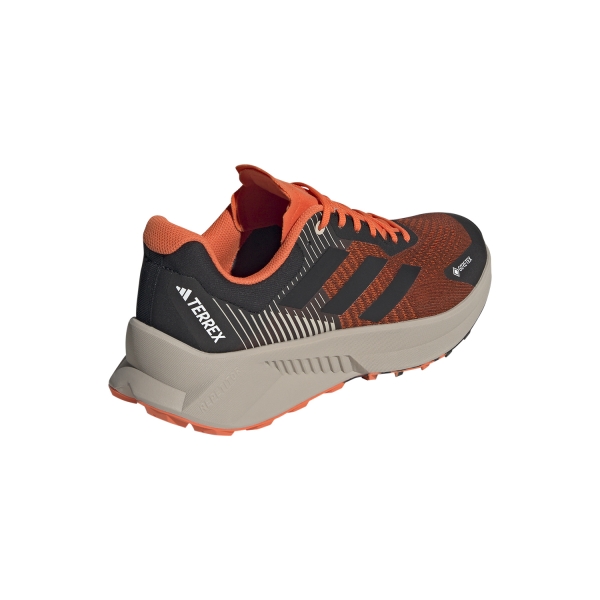 adidas Terrex Soulstride Flow GTX - Core Black/Semi Impact Orange