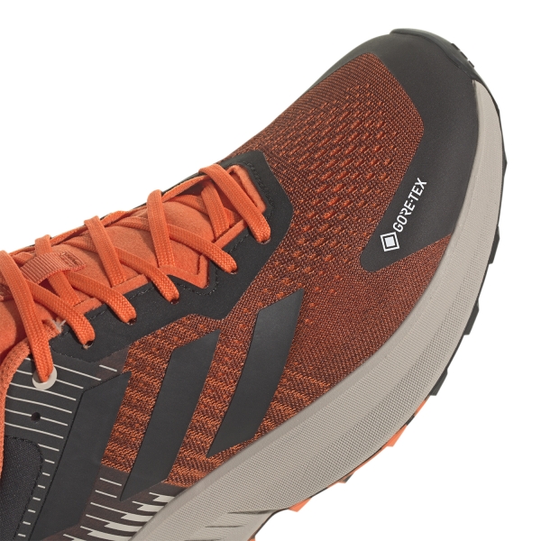 adidas Terrex Soulstride Flow GTX - Core Black/Semi Impact Orange