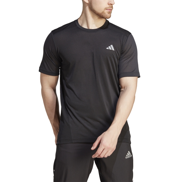 Camisetas Running Hombre adidas adidas Ultimate Knit Camiseta  Black  Black 